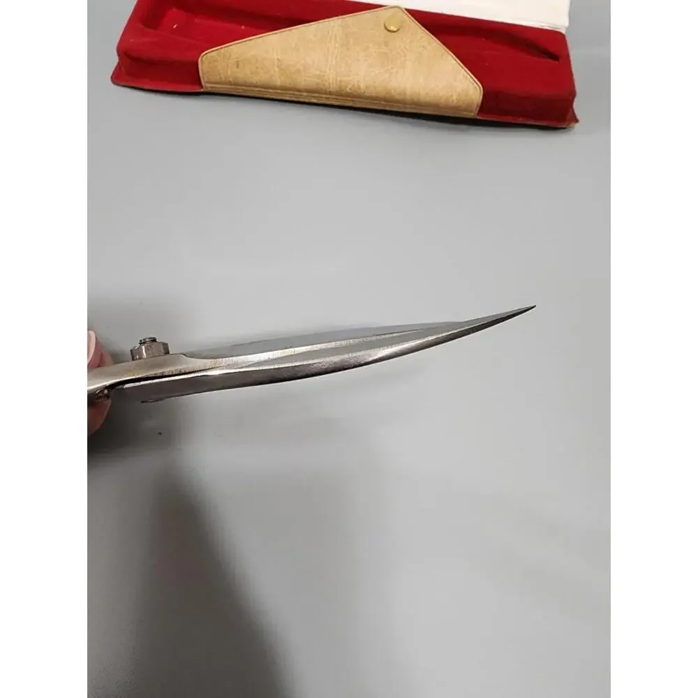 Vintage J. Kretzer Solingen Germany Serrated Stainless Steel Poultry Shears